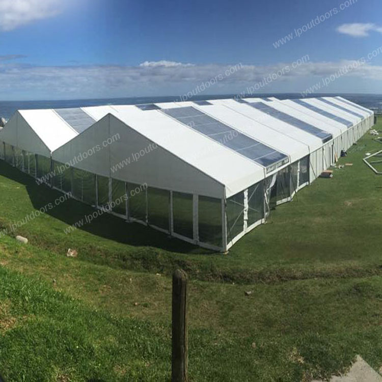 Grand bâtiment d'éduction temporaire de tente à cadre en aluminium pour salle de classe